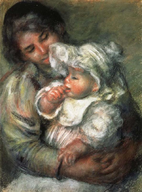 Pierre Renoir The Child with its Nurse oil painting picture